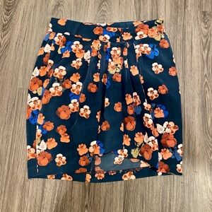 Jessica Simpson floral wrap tulip skirt XS